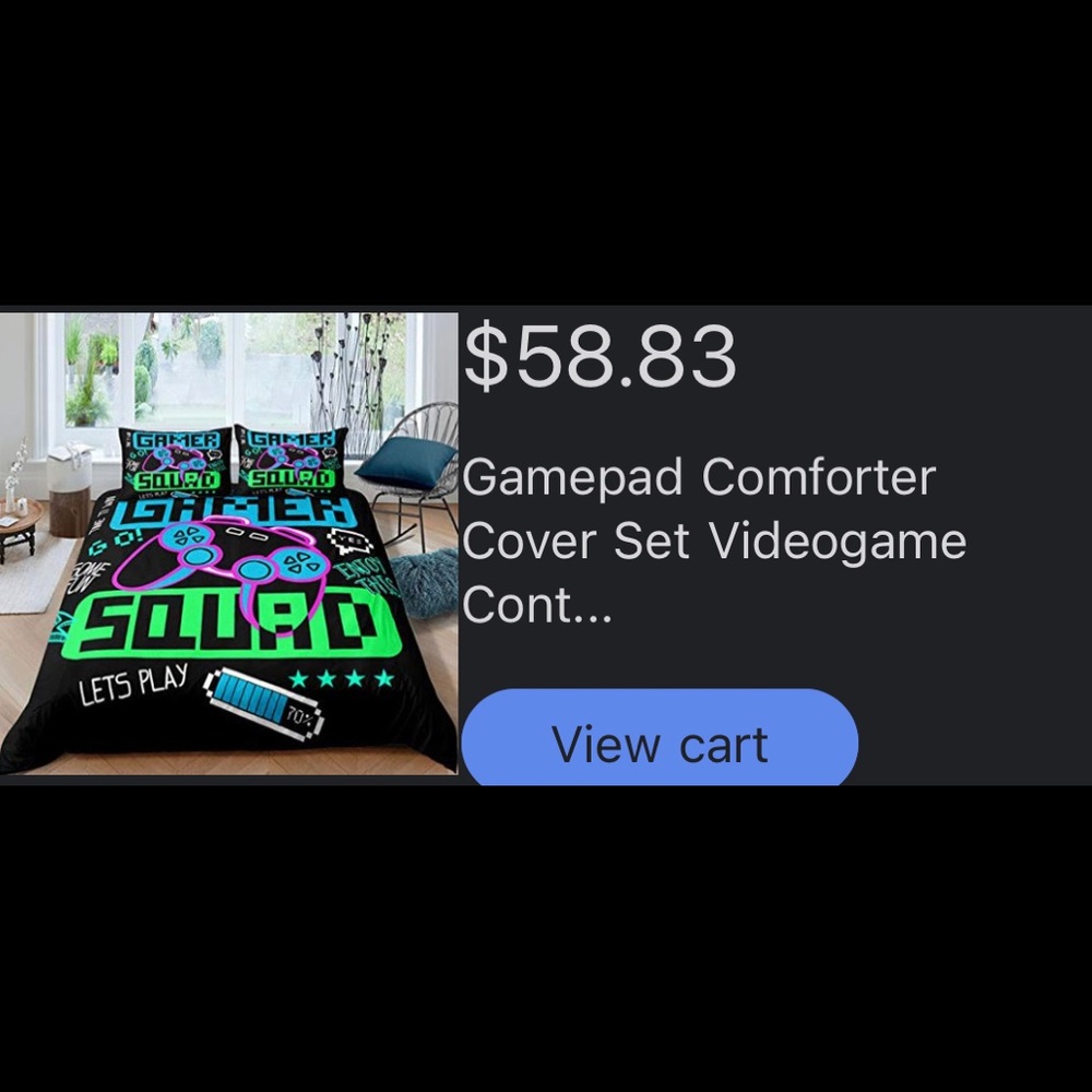 Full size GAMER duvet - Picture 2 of 2
